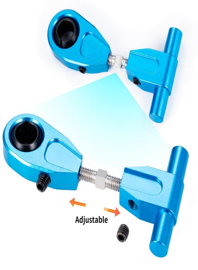 MORFUM RC Aluminum Alloy TT02 Adjustable Front Upper Suspension Arms Swing Arm Set Compatible with Tamiya TT02 TT02B 1/10 RC On Road Touring Car Upgrade Parts - Image 4
